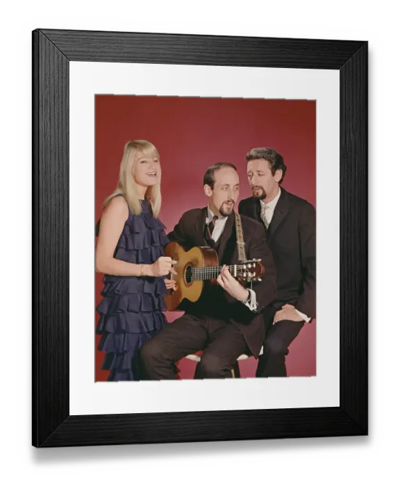 Framed Print : Peter, Paul and Mary Portrait In NY Framed Print : Peter, Paul and Mary Portrait In NY