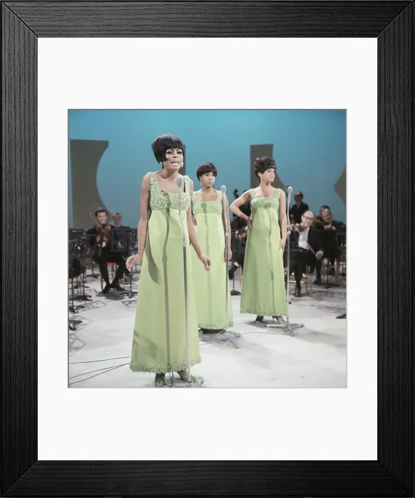Framed Print : 1965, London, Supremes Framed Print : 1965, London, Supremes