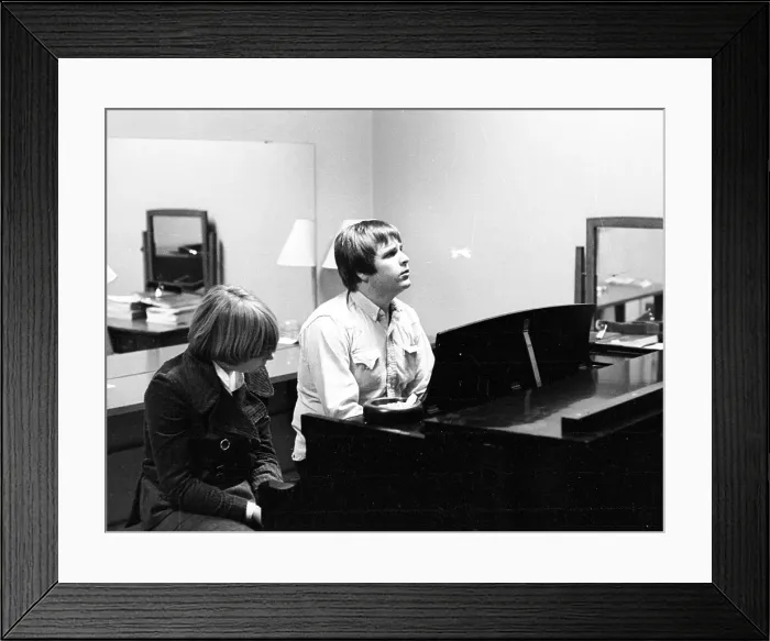Framed Print : Carl Wilson Plays Piano Framed Print : Carl Wilson Plays Piano