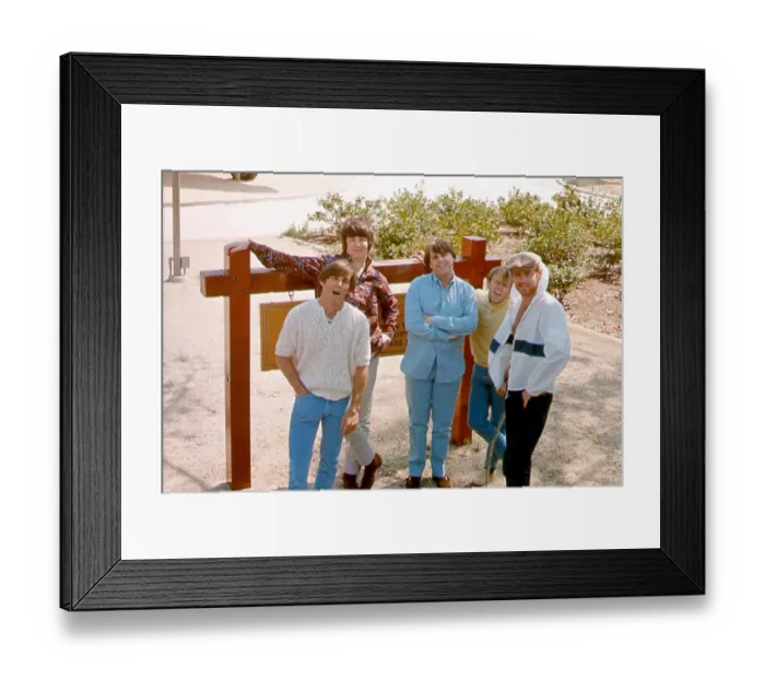 Framed Print : Beach Boys Portrait Framed Print : Beach Boys Portrait