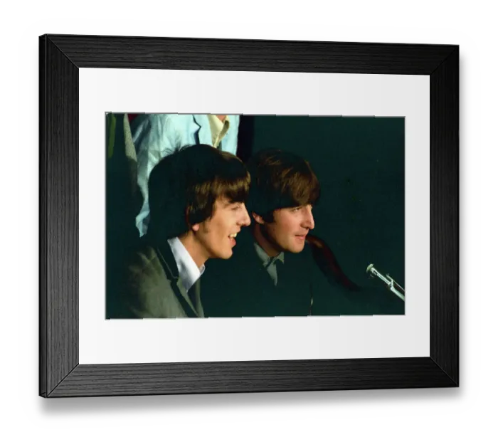 Framed Print : Beatles Press Conference Framed Print : Beatles Press Conference