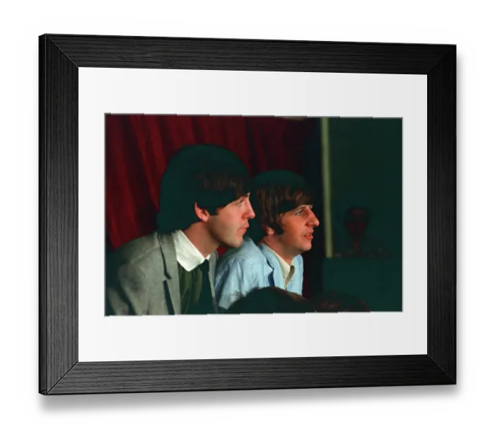 Framed Print : Beatles Press Conference