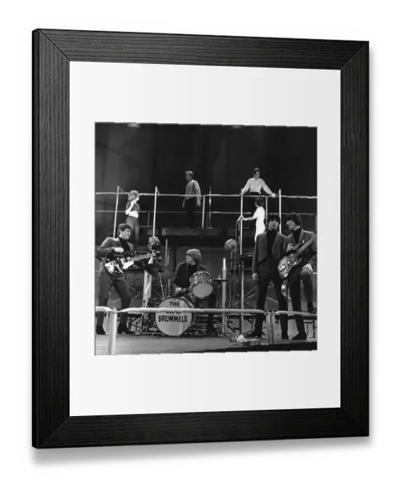 Framed Print : Beau Brummels Perform On A TV Show Framed Print : Beau Brummels Perform On A TV Show
