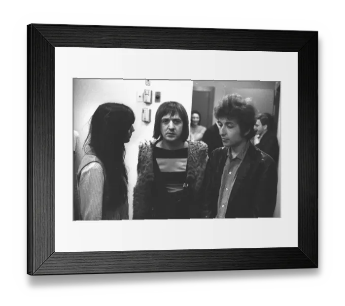 Framed Print : Bob Dylan With Sonny & Cher Framed Print : Bob Dylan With Sonny & Cher