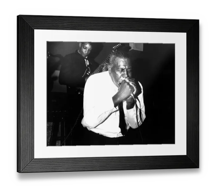 Framed Print : Howlin Wolf Performing In Detroit