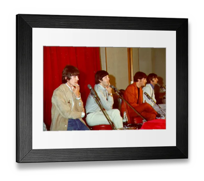 Framed Print : Beatles Help! Press Conference Framed Print : Beatles Help! Press Conference