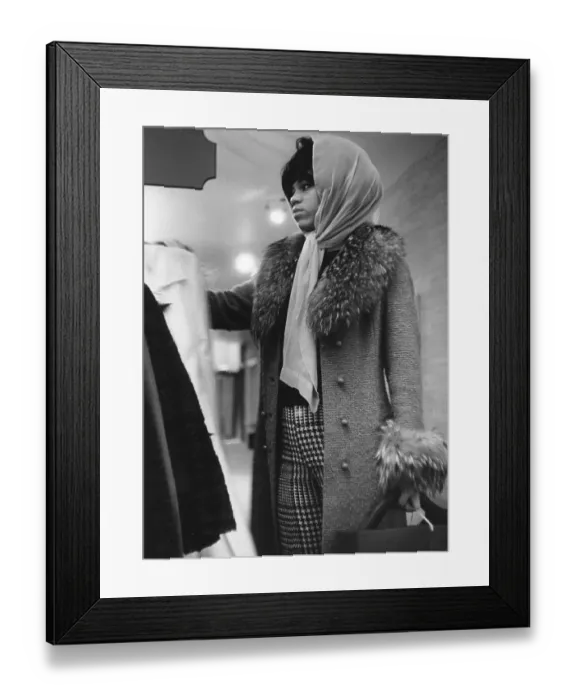 Framed Print : Florence Ballard In NYC Framed Print : Florence Ballard In NYC