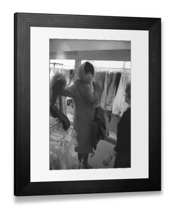 Framed Print : Florence Ballard In NYC Framed Print : Florence Ballard In NYC