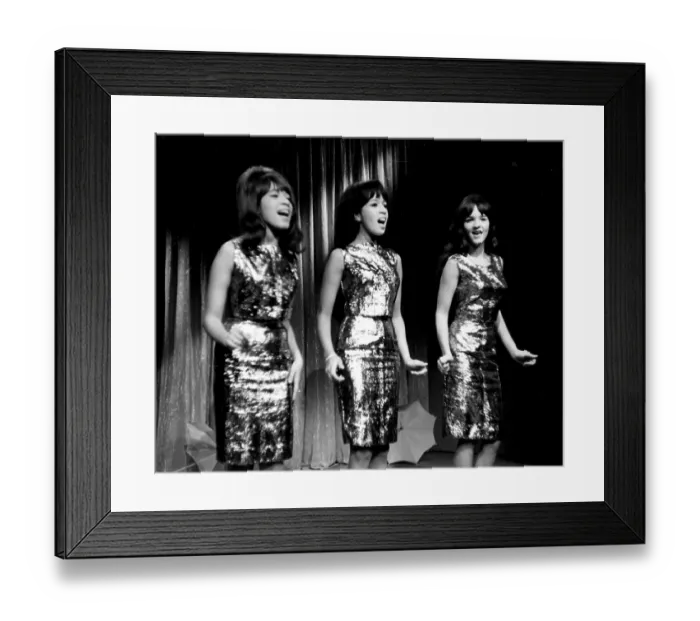 Framed Print : Ronettes Performing On Soupy Sales TV Show Framed Print : Ronettes Performing On Soupy Sales TV Show