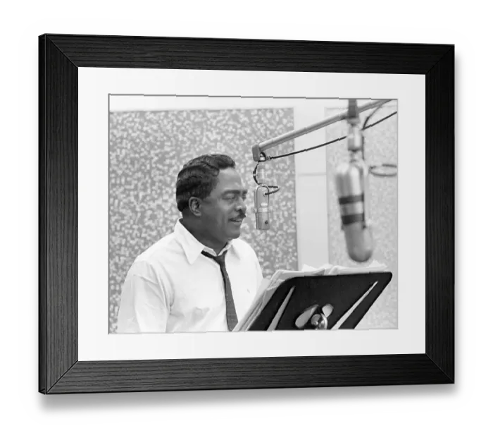 Framed Print : Blues singer and bassist Jimmy Witherspoon Framed Print : Blues singer and bassist Jimmy Witherspoon
