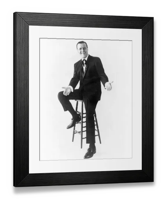 Framed Print : Portrait. CIRCA 1965: Country and Western Singer Eddy Arnold 