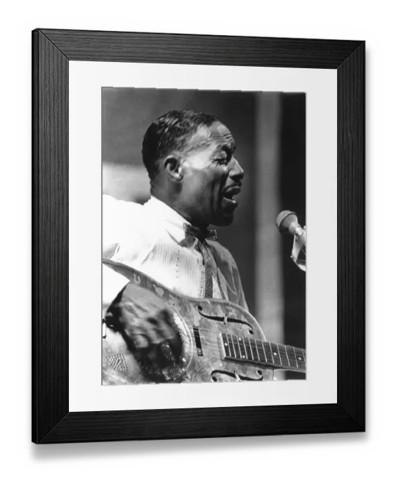 Framed Print : Son House Performs In New York Framed Print : Son House Performs In New York