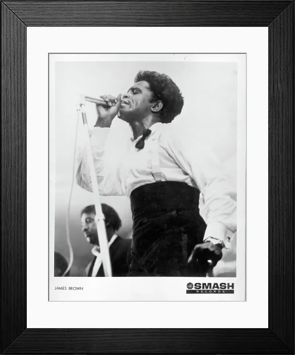 Framed Print : James Brown Performing Framed Print : James Brown Performing