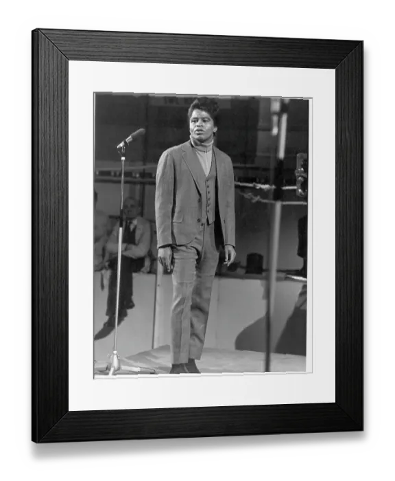 Framed Print : James Brown Performing Framed Print : James Brown Performing