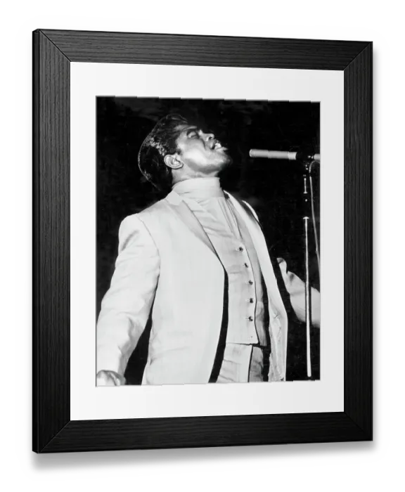 Framed Print : James Brown Performing Framed Print : James Brown Performing