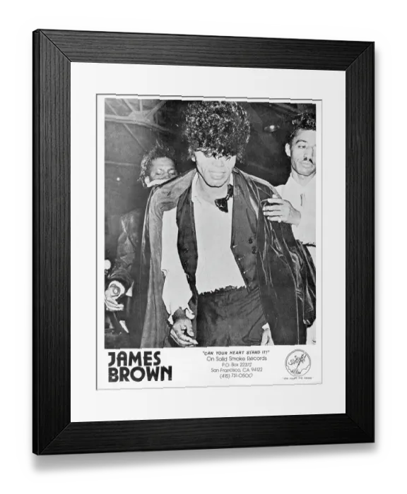 Framed Print : James Brown Portrait Framed Print : James Brown Portrait