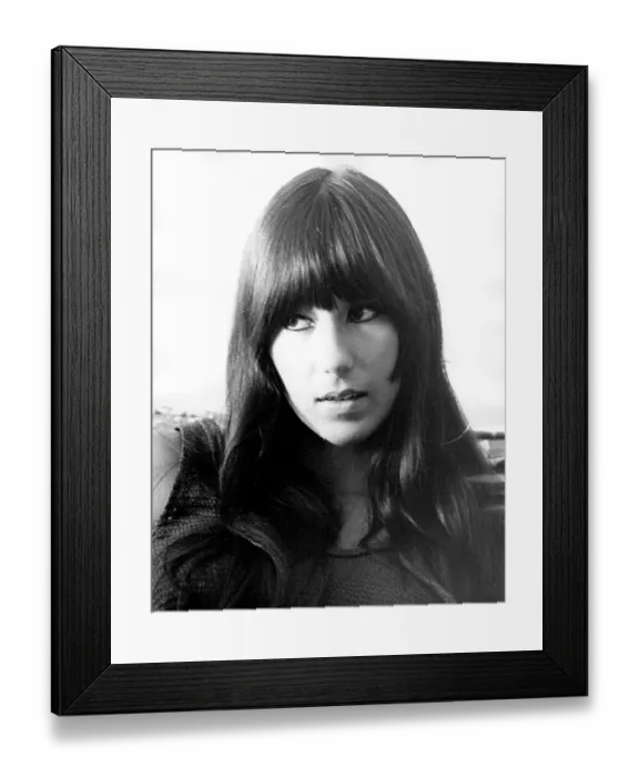 Framed Print : Cher Portrait Framed Print : Cher Portrait