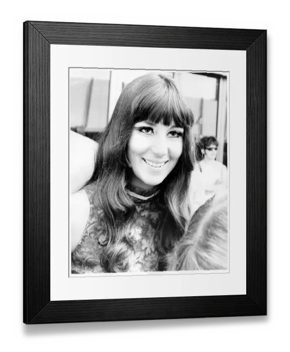 Framed Print : Cher Portrait Framed Print : Cher Portrait