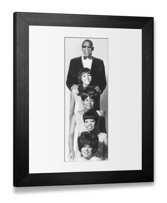Framed Print : Ray Charles & The Raelettes Framed Print : Ray Charles & The Raelettes