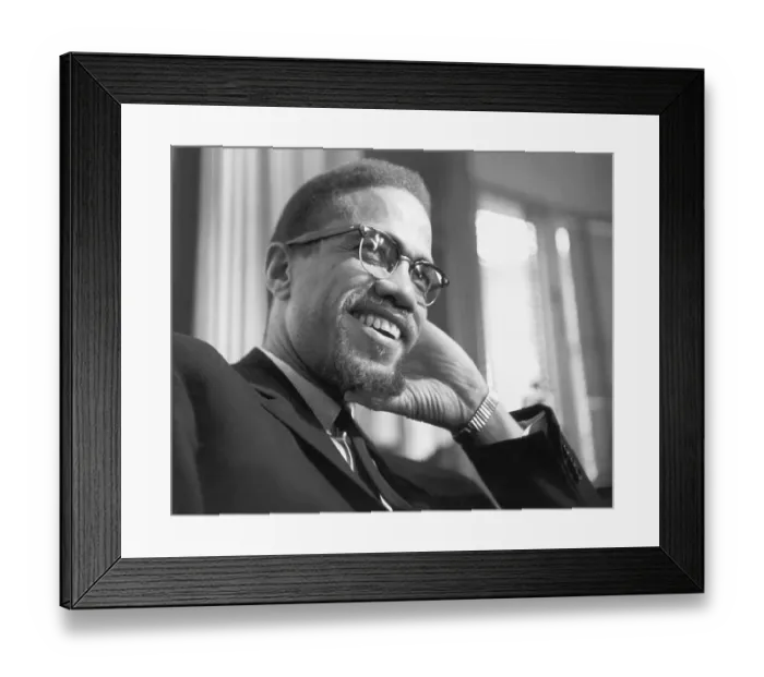 Framed Print : Malcolm X. ROCHESTER, NY - FEBRUARY 16: Former Nation Of Islam leader El-Hajj Framed Print : Malcolm X. ROCHESTER, NY - FEBRUARY 16: Former Nation Of Islam leader El-Hajj