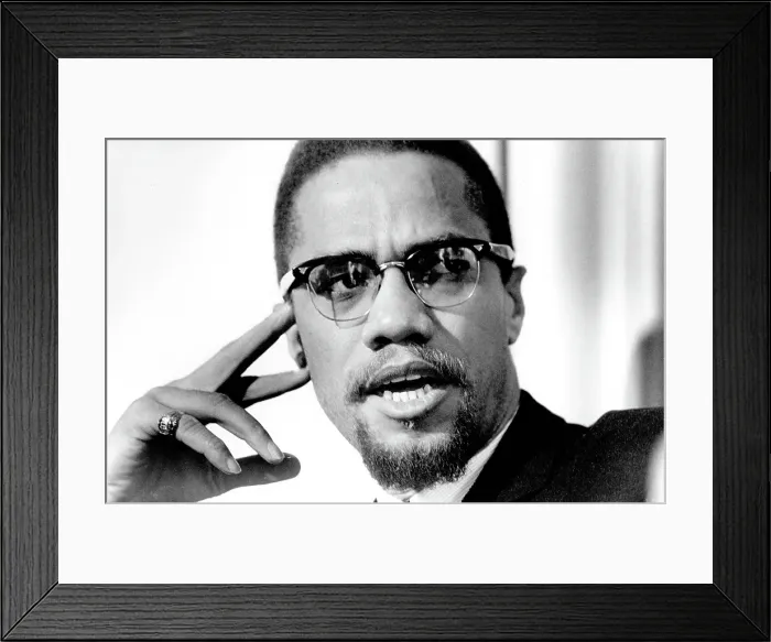 Framed Print : Malcolm X. ROCHESTER, NY - FEBRUARY 16: Former Nation Of Islam leader Framed Print : Malcolm X. ROCHESTER, NY - FEBRUARY 16: Former Nation Of Islam leader