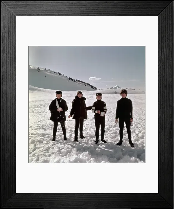Framed Print : The Beatles In Austria Framed Print : The Beatles In Austria