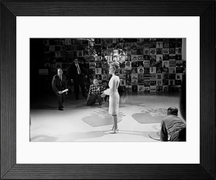 Framed Print : Lesley Gore On NBC's Hullabaloo Framed Print : Lesley Gore On NBC's Hullabaloo