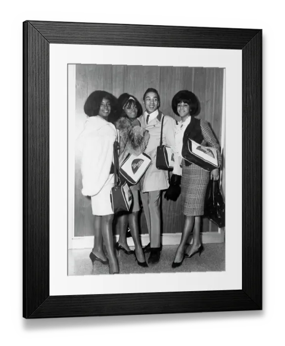Framed Print : Tamla Motown 1965 European Tour Framed Print : Tamla Motown 1965 European Tour