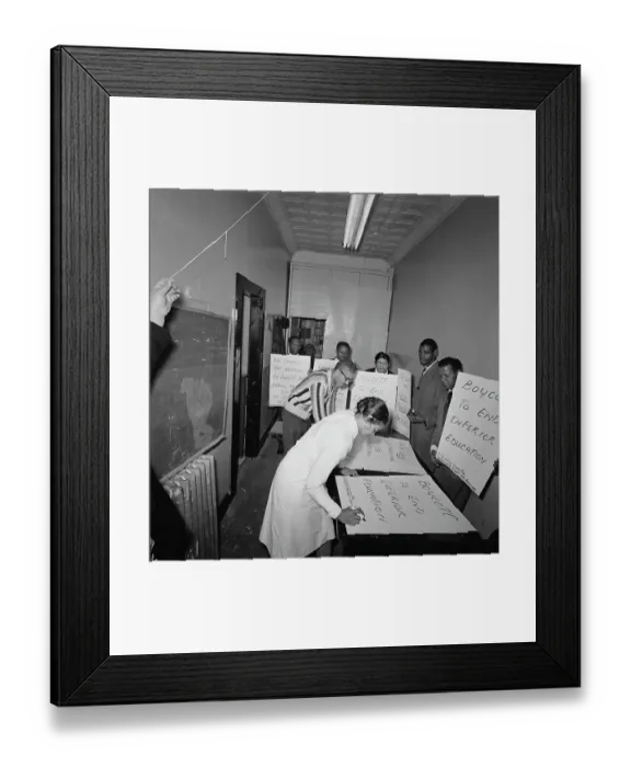 Framed Print : School Boycott Framed Print : School Boycott