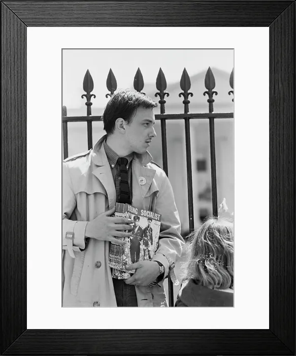 Framed Print : Young Socialist Framed Print : Young Socialist