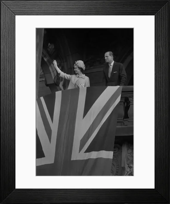 Framed Print : Royal Visit To West Germany Framed Print : Royal Visit To West Germany