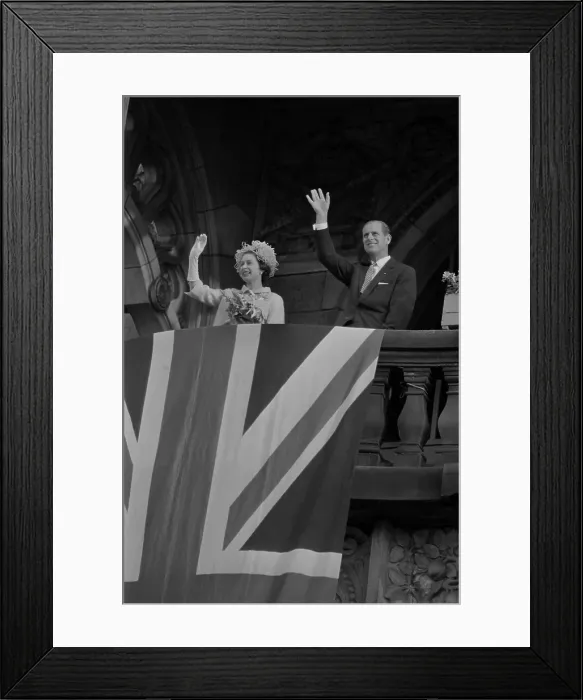 Framed Print : Royal Visit To West Germany Framed Print : Royal Visit To West Germany