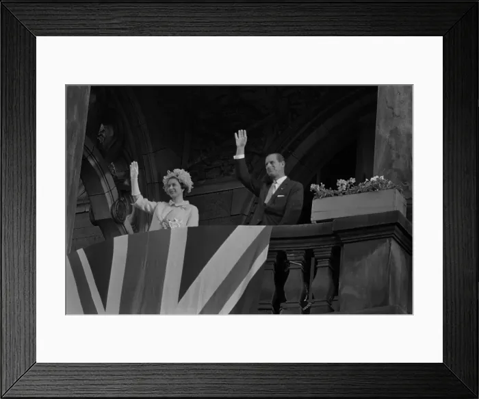 Framed Print : Royal Visit To West Germany Framed Print : Royal Visit To West Germany