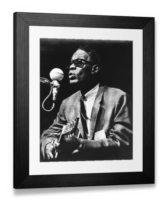 Framed Print : Lightnin Hopkins