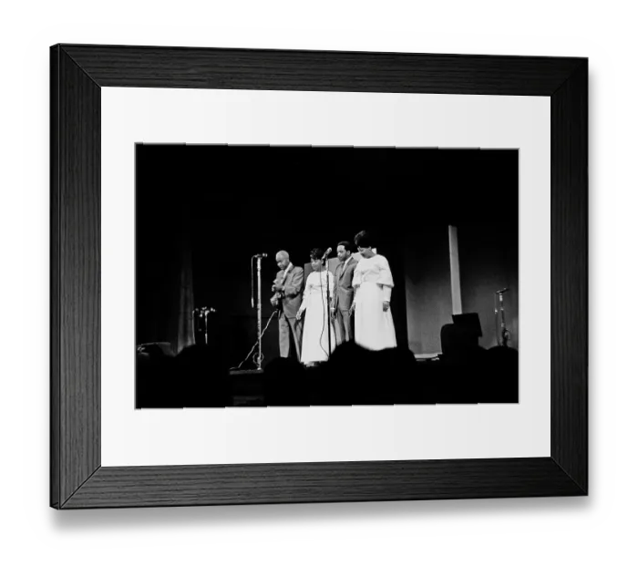 Framed Print : The Staple Singers At The New York Folk Festival Framed Print : The Staple Singers At The New York Folk Festival