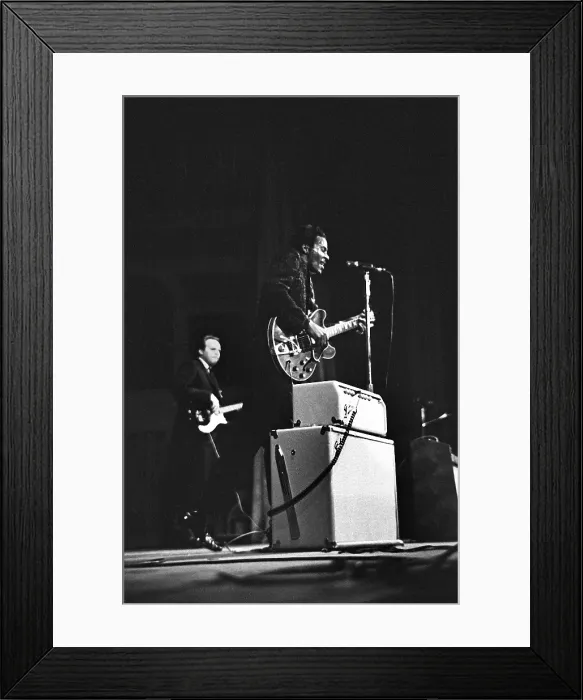 Framed Print : Chuck Berry At The New York Folk Festival Framed Print : Chuck Berry At The New York Folk Festival