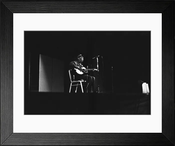 Framed Print : Mississippi John Hurt At The New York Folk Festival Framed Print : Mississippi John Hurt At The New York Folk Festival