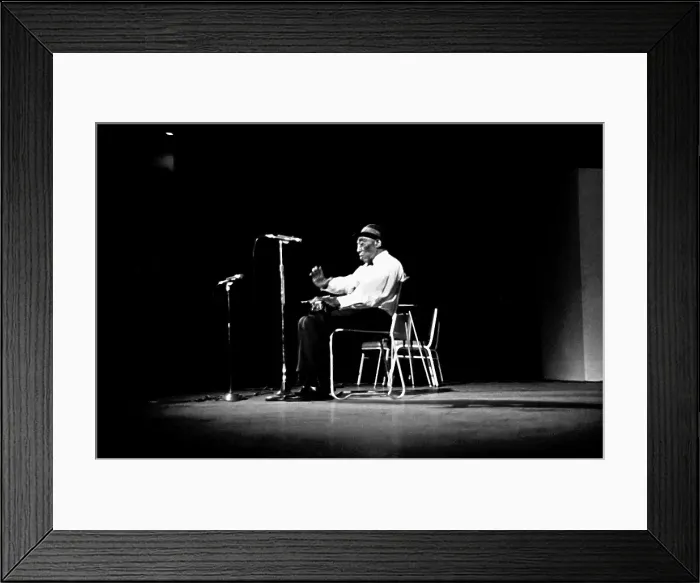 Framed Print : Mississippi John Hurt At The New York Folk Festival Framed Print : Mississippi John Hurt At The New York Folk Festival
