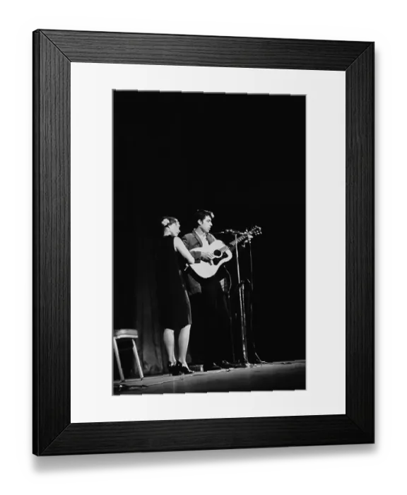 Framed Print : Jim & Jean At The New York Folk Festival Framed Print : Jim & Jean At The New York Folk Festival