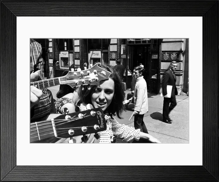 Framed Print : Carolyn Hester Promotes The New York Folk Festival Framed Print : Carolyn Hester Promotes The New York Folk Festival