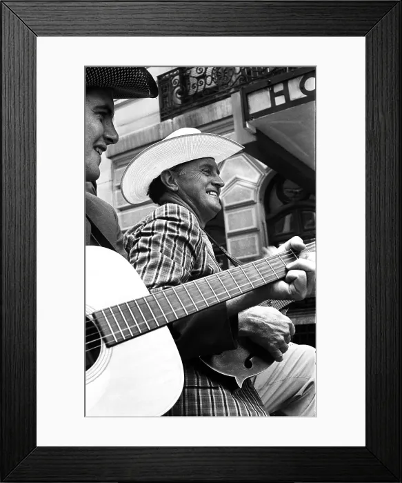 Framed Print : Bill Monroe Promotes The New York Folk Festival Framed Print : Bill Monroe Promotes The New York Folk Festival
