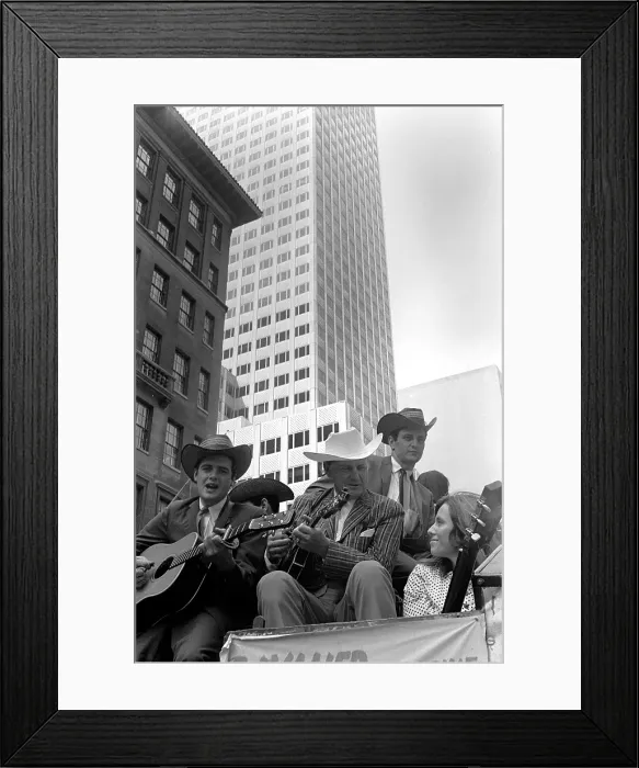 Framed Print : Bill Monroe Promotes The New York Folk Festival Framed Print : Bill Monroe Promotes The New York Folk Festival