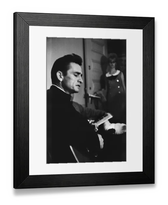 Framed Print : Johnny Cash At The New York Folk Festival Framed Print : Johnny Cash At The New York Folk Festival
