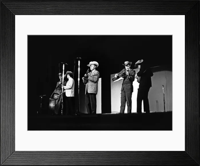 Framed Print : Bill Monroe At The New York Folk Festival Framed Print : Bill Monroe At The New York Folk Festival