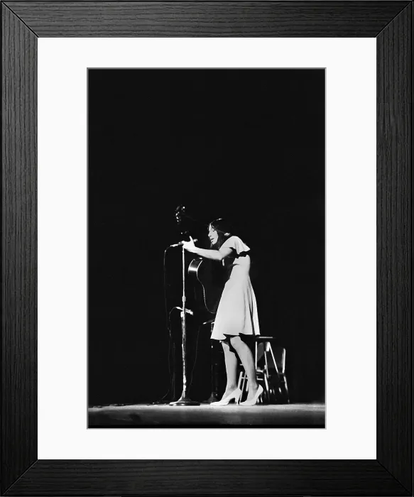 Framed Print : Buffy Sainte-Marie At The New York Folk Festival Framed Print : Buffy Sainte-Marie At The New York Folk Festival