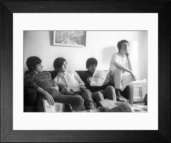 Framed Print : The Kinks In Their Hotel Room Framed Print : The Kinks In Their Hotel Room