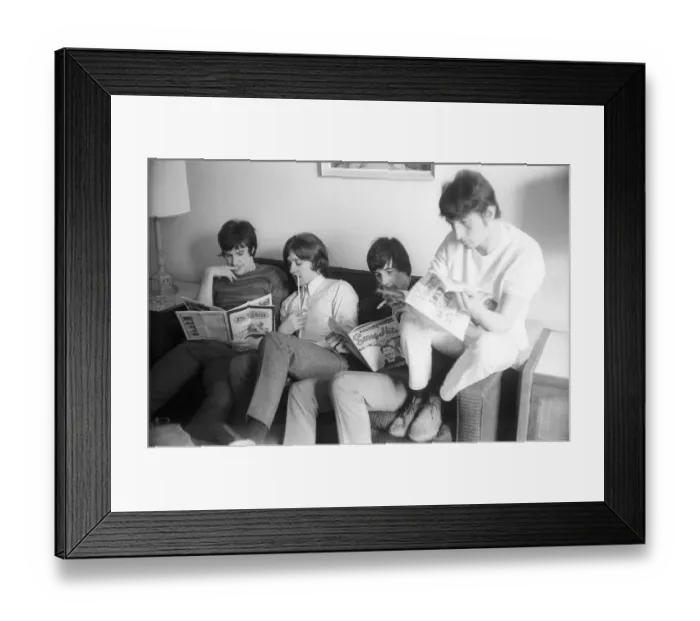 Framed Print : The Kinks In Their Hotel Room