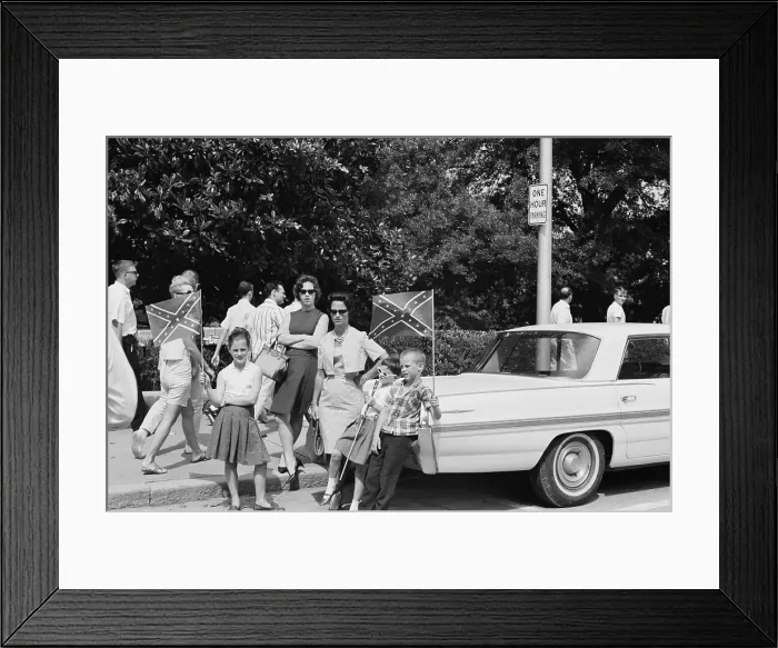 Framed Print : Ku Klux Klan Rally Framed Print : Ku Klux Klan Rally