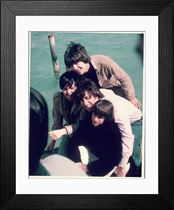 Framed Print : Beatles Filming The Movie Help! Framed Print : Beatles Filming The Movie Help!