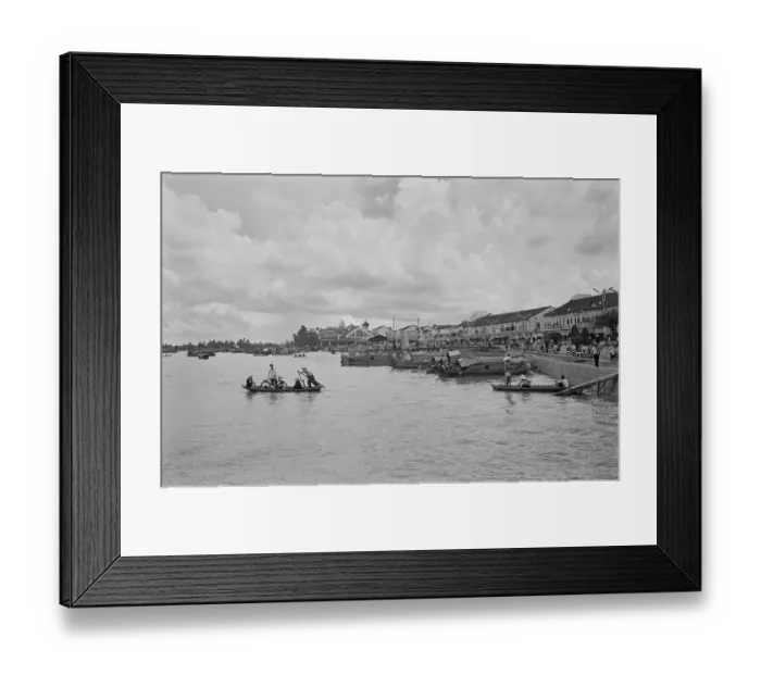 Framed Print : Saigon River Ferry Service Framed Print : Saigon River Ferry Service